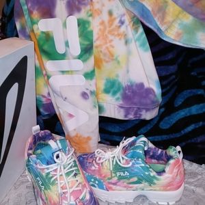 🌈🔥💥Tie Dye FILA BUNDLE!!!💥🔥🌈